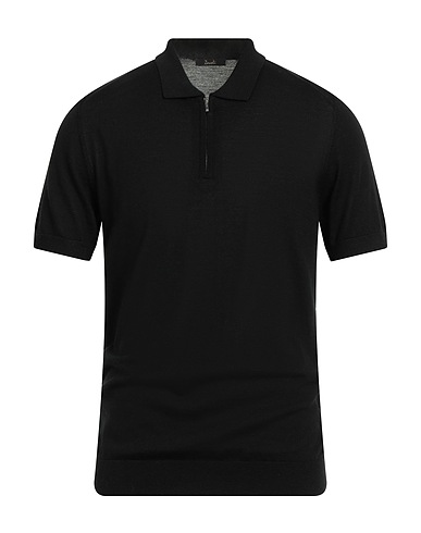 ZAVOLI Jumper Black 70% Merino Wool, 20% Silk, 10% Cashmere