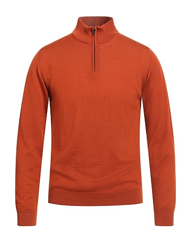 DANIELE FIESOLI Sweater Rust 100% Merino Wool