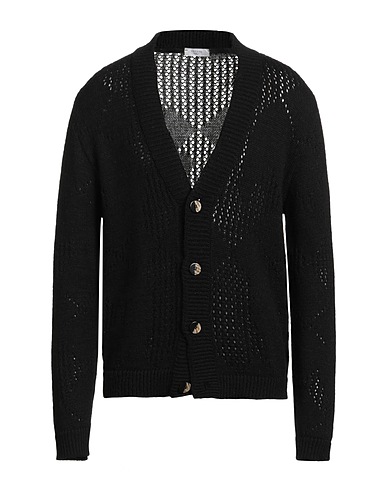 BECOME Cardigan Black 42% Acrylic, 30% Polyamide, 14% Wool, 14% Mohair wool