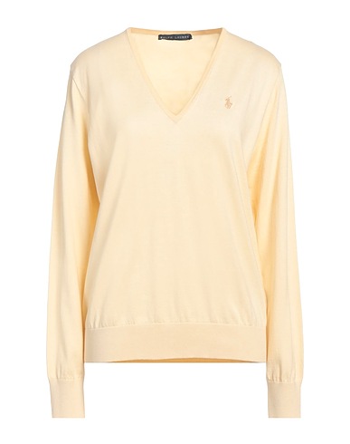 POLO RALPH LAUREN Jumper Pastel yellow 100% Cotton