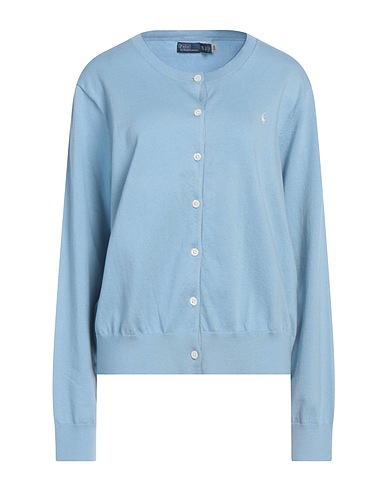 POLO RALPH LAUREN KNITWEAR Slate blue 81% Cotton, 16% Nylon, 3% Elastane
