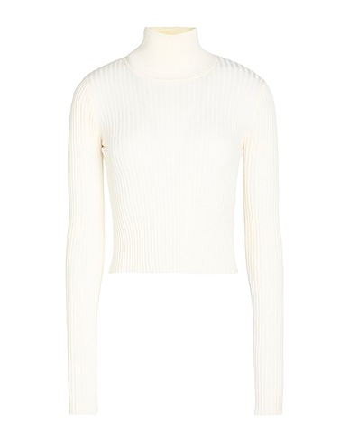 8PM Polo neck Ivory 72% Viscose, 28% Polyester