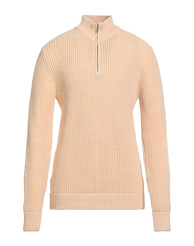 I'M BRIAN Jumper with zip Beige 70% Acrylic, 30% Wool