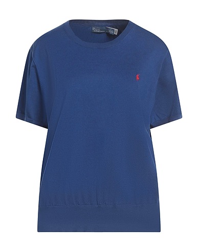 POLO RALPH LAUREN Jumper Blue 81% Cotton, 16% Nylon, 3% Elastane