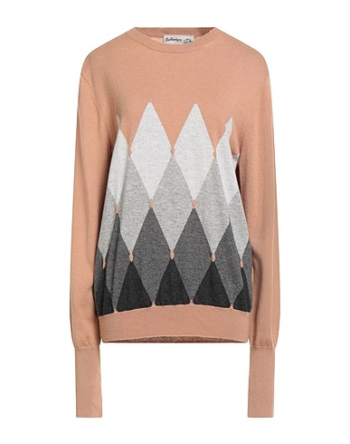 BALLANTYNE Maglia in Cachemire Cammello 100% Cachemire