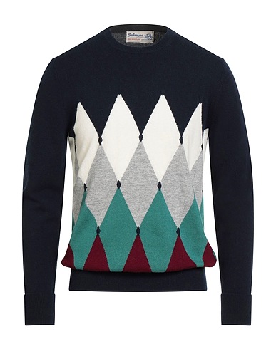 BALLANTYNE Maglia in Cachemire Blu navy 100% Cachemire