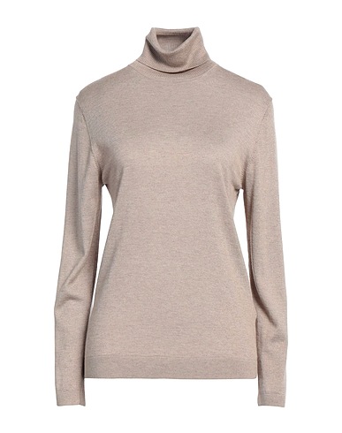 PUROTATTO Polo neck Grey 70% Silk, 30% Cashmere