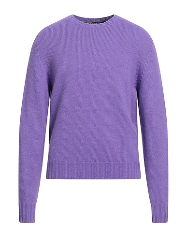 PALM ANGELS Pullover Viola 40% Lana Merino, 30% Viscosa, 20% Poliammide, 10% Cachemire, Acrilico