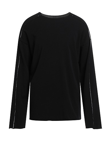 ISABEL BENENATO Jumper Black 67% Viscose, 33% Polyester