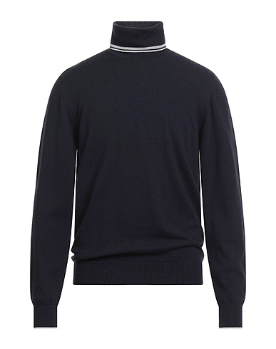 ALPHA STUDIO Rollkragenpullover Nachtblau 100% Wolle