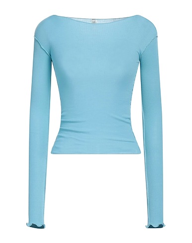 BASERANGE T-shirt Sky blue 100% Organic cotton