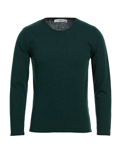 GREY DANIELE ALESSANDRINI Jumper Dark green 35% Wool, 30% Polyamide, 30% Viscose, 5% Cashmere