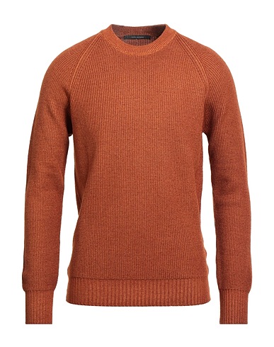 TAGLIATORE Pullover Marrone 100% Lana Vergine