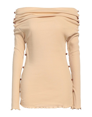 BASERANGE Pullover Sabbia 60% Cotone riciclato, 40% Cotone