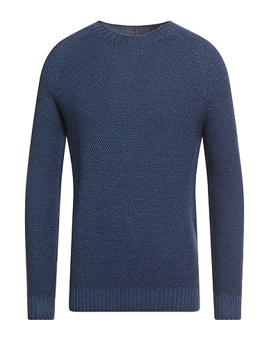 H953 Jumper Navy blue 100% Merino Wool