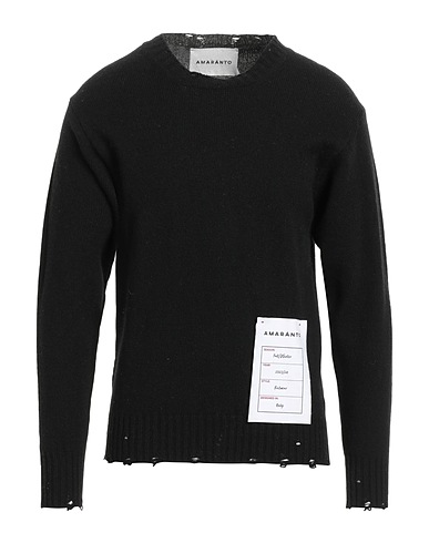 AMARANTO Jumper Black 90% Wool, 10% Cashmere