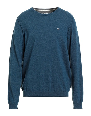 FRED MELLO Jumper Blue 50% Lambswool, 50% Polyamide