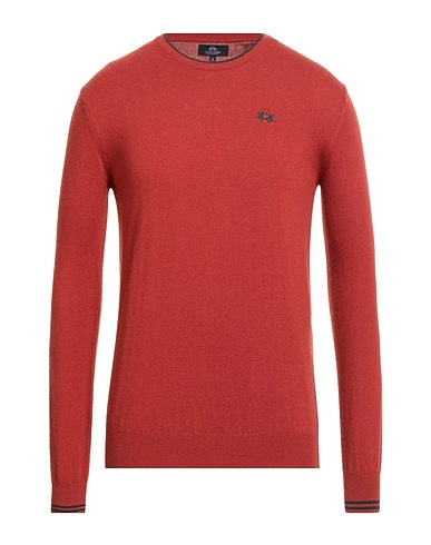 LA MARTINA Pullover Mattone 40% Viscosa, 30% Poliammide, 25% Lana, 5% Cachemire