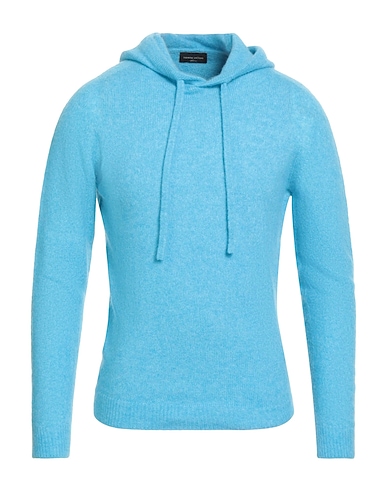 ROBERTO COLLINA Cashmere blend Azure 71% Cashmere, 19% Silk, 10% Polyester