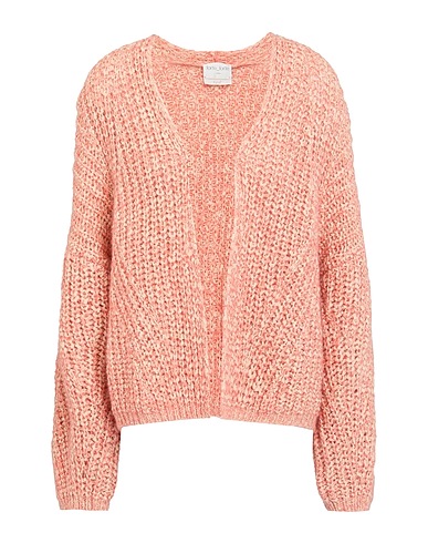 FORTE_FORTE Cardigan Salmon pink 55% Cotton, 25% Mohair wool, 20% Polyamide