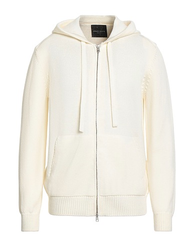 ROBERTO COLLINA Cardigan Ivory 100% Merino Wool