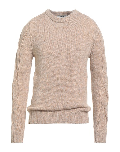 ALPHA STUDIO Pullover Beige 56% Wolle, 29% Recyceltes Polyamid, 15% Alpakawolle