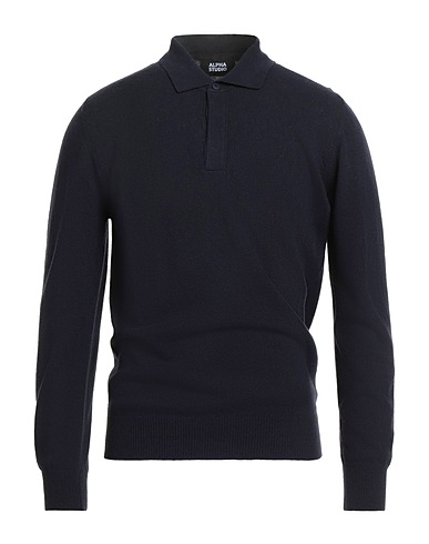 ALPHA STUDIO Jumper Midnight blue 100% Geelong Wool