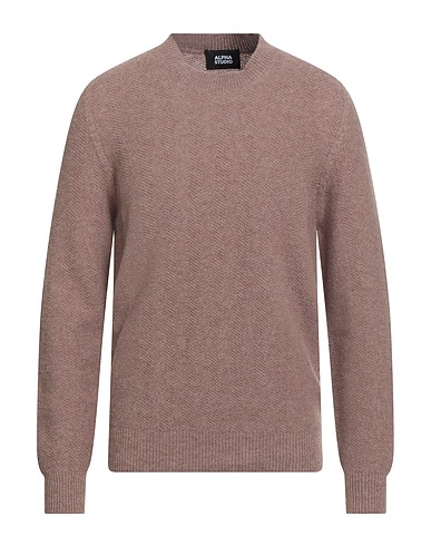ALPHA STUDIO Pullover Nocciola 100% Lana Geelong