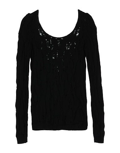 MIISTA Pullover Noir 70% Viscose, 30% Polyester