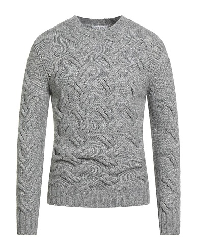 KANGRA Sweater Grey 44% Cotton, 23% Wool, 23% Acrylic, 10% Alpaca wool