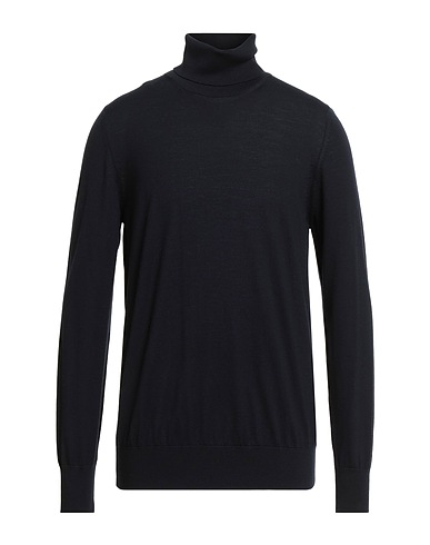 ALPHA STUDIO Turtleneck THE FINE ESSENTIALS BLU NOTTE 100% Merino Wool