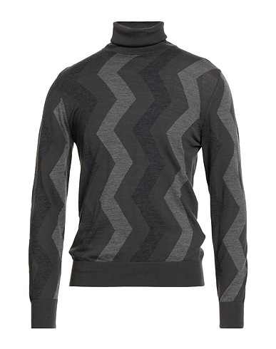 ALPHA STUDIO Polo neck Lead 100% Merino Wool