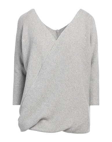 LIVIANA CONTI Jumper Light grey 60% Polyamide, 40% Cashmere