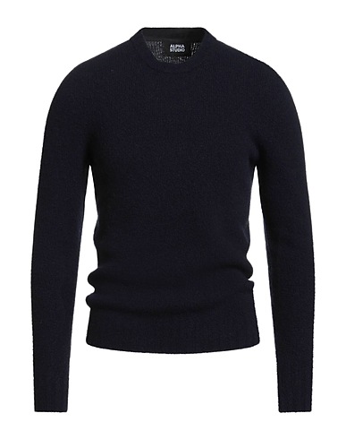 ALPHA STUDIO Jumper Midnight blue 72% Wool, 20% Polyamide, 6% Cashmere, 2% Elastane