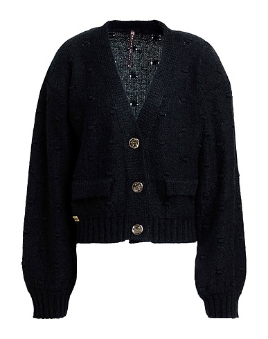 MANILA GRACE Cardigan Nero 36% Acrilico, 30% Lana mohair, 30% Poliammide, 4% Lana