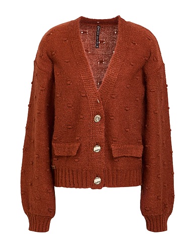 MANILA GRACE Cardigan Camel 36% Acrylic, 30% Mohair wool, 30% Polyamide, 4% Wool