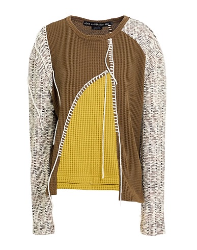 ANDERSSON BELL Pullover Verde militare 69% Cotone, 29% Poliestere, 2% Poliuretano