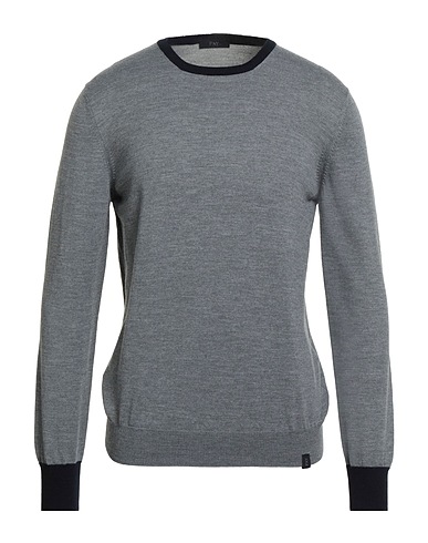 FAY Jumper Grey 100% Virgin Wool
