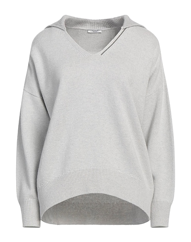 PESERICO Pullover Hellgrau 70% Schurwolle, 20% Seide, 10% Kaschmir, Polyamid, Alpakawolle