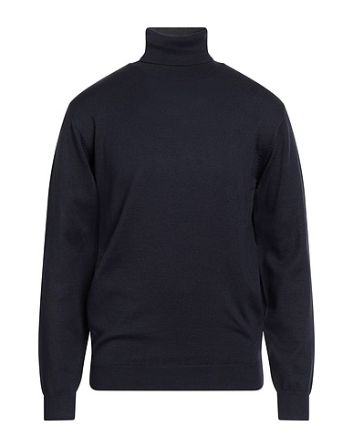 HAMAKI-HO Polo neck Midnight blue 70% Viscose, 30% Nylon