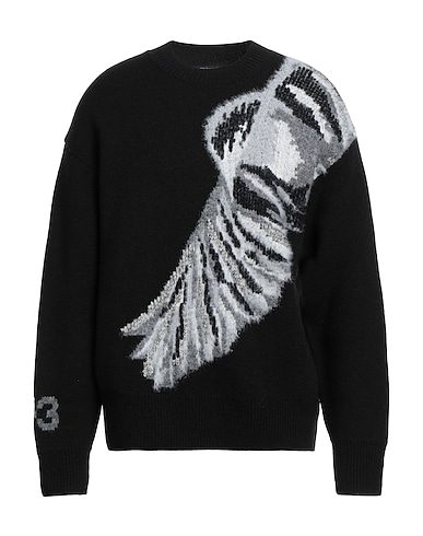Y-3 Jumper Black 56% Wool, 31% Polyamide, 11% Synthetic fibers, 1% Cotton, 1% Mohair wool