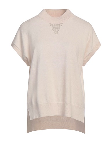 PESERICO Pullover Elfenbein 70% Schurwolle, 20% Seide, 10% Kaschmir, Metallfaser