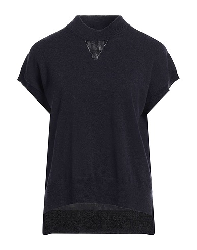 PESERICO Pullover Marineblau 70% Schurwolle, 20% Seide, 10% Kaschmir, Metallfaser