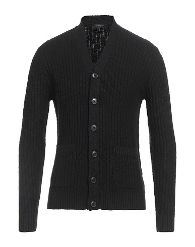 HAMAKI-HO Cardigan Black 42% Cotton, 38% Acrylic, 20% Wool