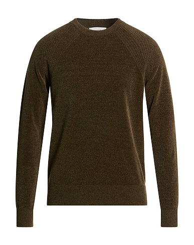 DEKKER Jumper Military green 82% Polyester, 15% Polyamide, 3% Elastane