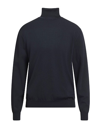 PEOPLE OF SHIBUYA Polo neck Midnight blue 51% Viscose, 49% Nylon
