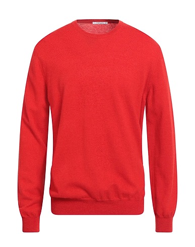 KANGRA Sweater Tomato red 100% Wool