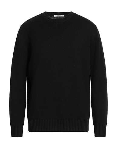 KANGRA Jumper Black 100% Wool