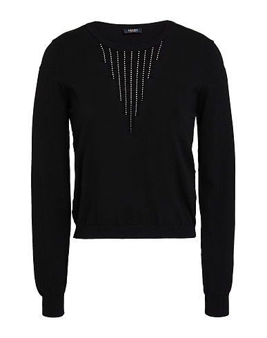 LIU •JO Jumper Black 62% Viscose, 38% Polyester