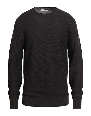 KANGRA Jumper Dark brown 100% Wool